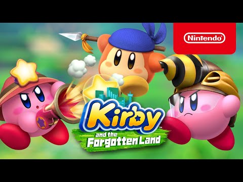 Kirby and the Forgotten Land - Copy Abilities and Co-op - Nintendo Switch