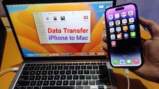 2023 how to transfer data from iphone to macbook with cable | Simple Step | iphone to Mac