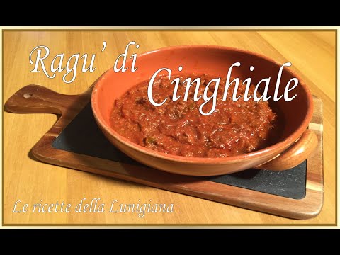 RAGU' DI CINGHIALE