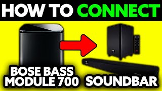Video thumbnail for How To Connect Bose Bass Module 700 to Soundbar (2025) - Step by Step by Ryan and Marry