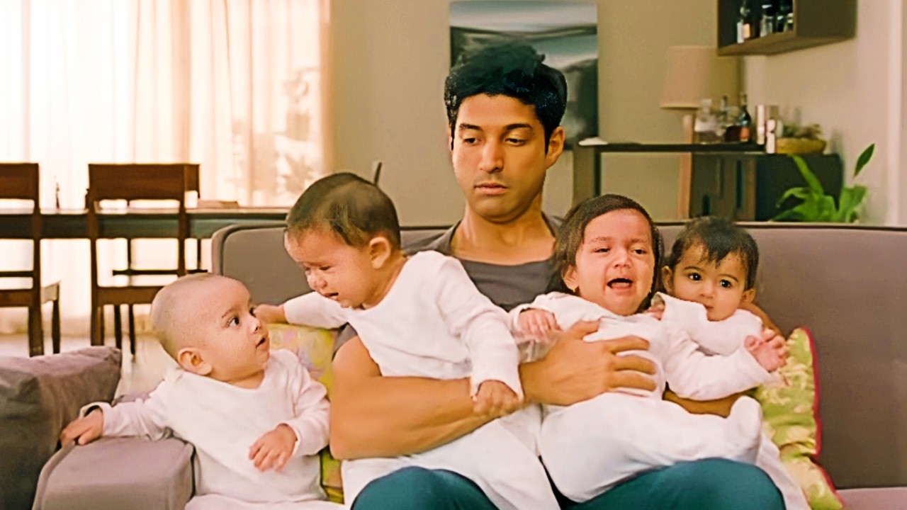 Ek Saath 4 Bachchon Ka Baap Bana Farhan Akhtar! Shaadi Ka Sabse Bada Side Effect 😂