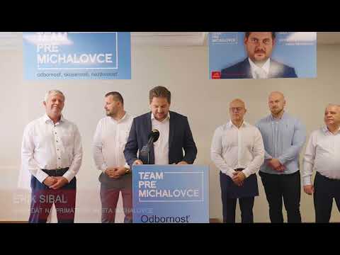 TLAČOVÁ KONFERENCIA: Ohlásenie kandidatúry Erika Sibala