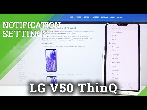 How to Change Notification Sounds in LG V50 ThinQ – List Of Notification Tones