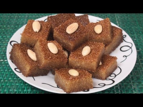 Basbousa (Hareesa) Recipe