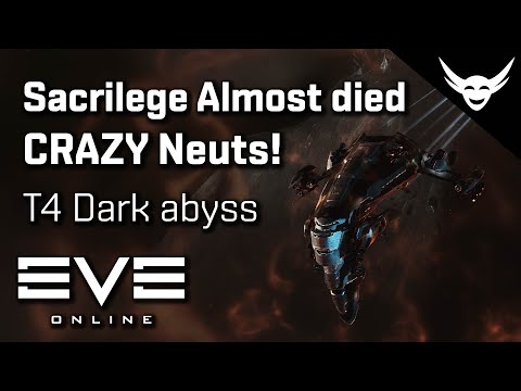 EVE Online - Almost Died to Neuts - Sacrilege T4 dark Abyss