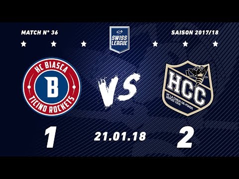 21.01.2018 HCB Ticino Rockets - HC La Chaux-de-Fonds (1-2)