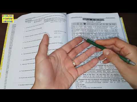 Lecţia # 082 – Text # 4: "At the Office" 💼 din manualul care te scapă de meditații 📒 (EPO)