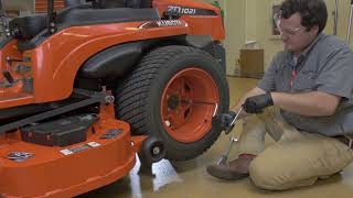 Know Your Kubota ZD Series HST Transmission and Lever Controls Adjustment