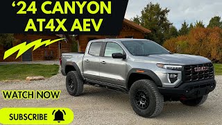 FIRST LOOK!! 2024 GMC Canyon AT4X AEV Edition!