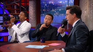 Stephen And John Legend Sing &quot;America The Beautiful&quot;