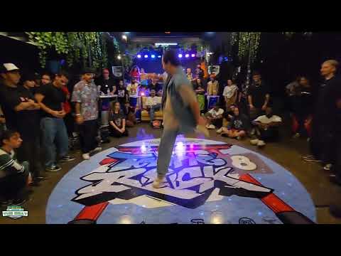 BBOY CAS VS BBOY RAKHIM-TEMPLE ROCK VOL 8 BY SHAOLIN PROD.-FOOTWORK TOP 8