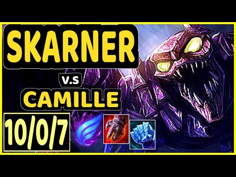 SKARNER vs CAMILLE - 10/0/7 KDA TOP GAMEPLAY - BR Ranked MASTER