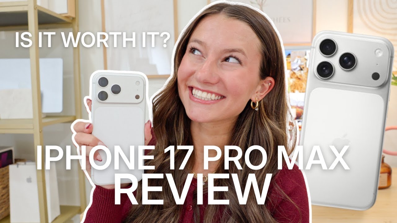 iPHONE 17 PRO MAX REVIEW: Is it worth the upgrade? 📱 pros & cons, fav things, + my issues so far...