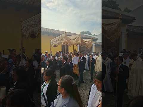 Procesión Eucarística de la Vicaría Episcopal de Sacatepéquez,