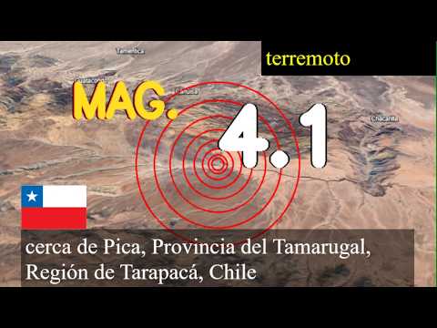 Terremoto cerca de Pica, Provincia de Tamarugal, Región de Tarapacá, Chile actualizaciones en vivo