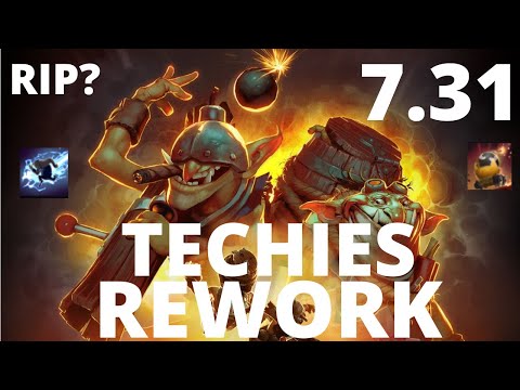 Dota 2 Techies Reworked 7.31 MAJOR UPDATE