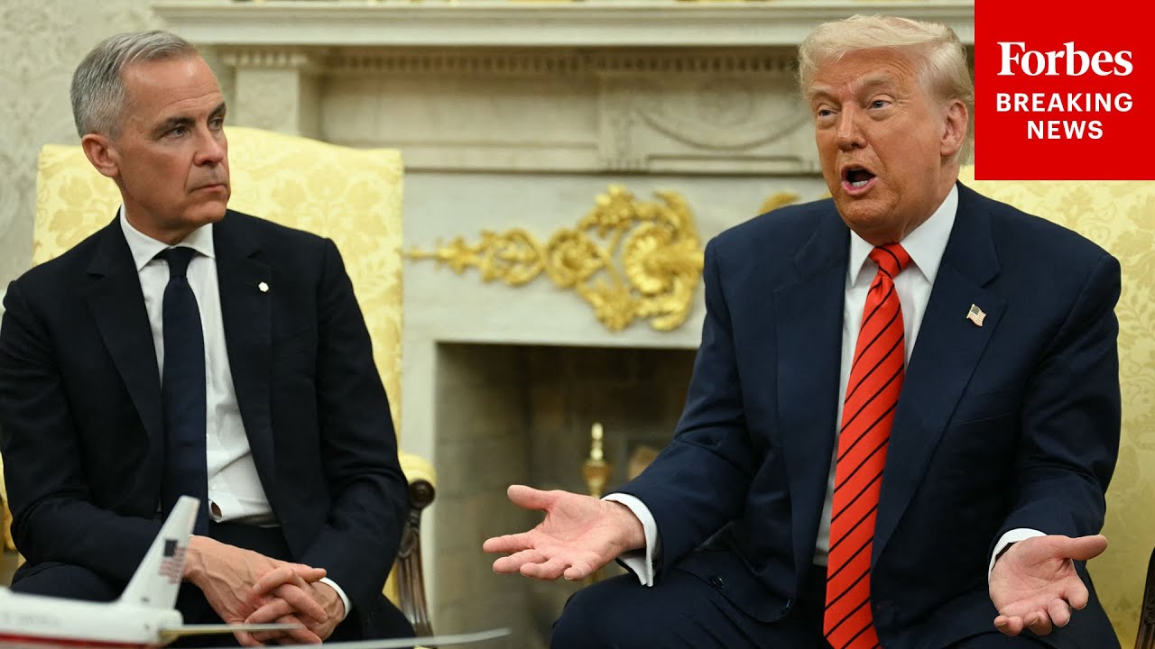 BREAKING NEWS: Trump Hosts Canada's Carney In Oval Office, Takes Multiple Questions From Reporters