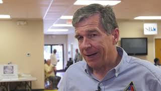 Governor Roy Cooper visits DRC at the Soaring Eagle Community Building