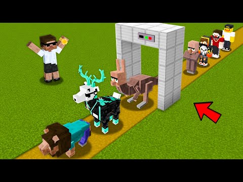 Minecraft But Youtubers become Animals..