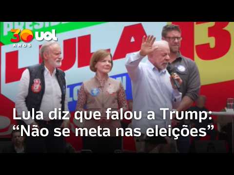 Lula diz que falou para Trump não ‘se meter’ nas eleições do Brasil: ‘Esse país não é vira-lata’