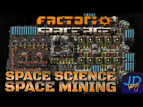 Mining Space & More Space Science ⚙️ Factorio Space Age 🚀 Ep5 🏭 Tutorial. Walkthrough, Lets Play