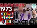 Eurovision 1973 Full Show REACTION ANALYSIS
