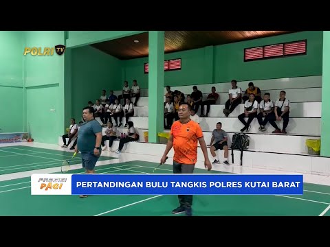 POLRES KUTAI BARAT GELAR TURNAMEN BULU TANGKIS PERINGATI HARI BHAYANGKARA KE-79