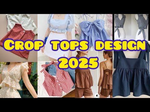 Beautiful simple crop top | Casual croptop | stylsh crop top design 2025 ❣️
