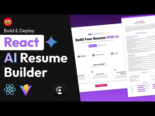 Building and Deploying an AI-Powered Resume Builder App with React and ...