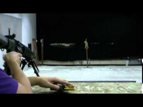 Rare Arms XR25-EC shell ejecting GBB 56ft Shoot test