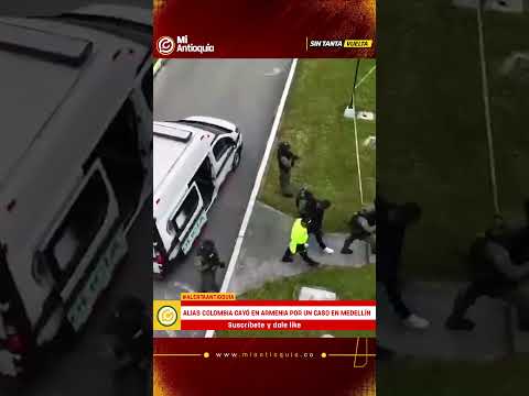 Capturan a alias Colombia en Armenia por un homicidio en Medellín | #MiAntioquiaNoticias