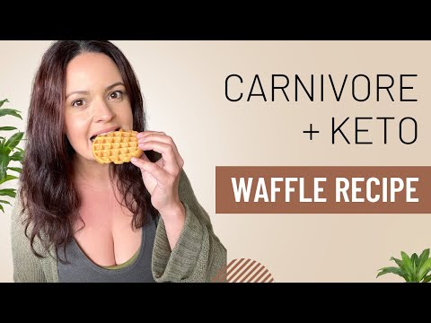 Carnivore Keto Waffle Recipe || keto crackers, pancake + bun recipe #carnivorediet #carnivorerecipes
