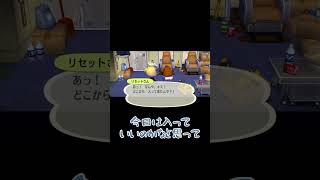 街森で初めてリセットさんに会えました【街へいこうよどうぶつの森】