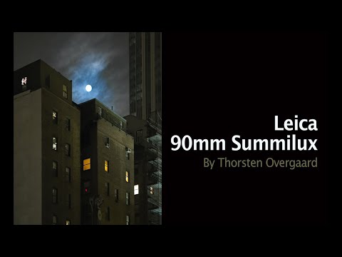 External Review Video RiW-QAdZkrE for Leica Summilux-M 90mm F1.5 ASPH Lens (2019)