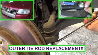How to replace Outer Tie Rod End !  Ford Escape Outer Tie Rod Replacement!