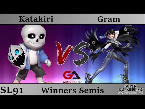 SmashLAN'd 91 - Winners Semis: Katakiri (Sans Mii Gunner) vs Gram (Bayo)