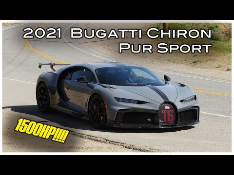 The Bugatti Chiron Pur Sport is a 1500 HP, $3.9M Canyon Carving Missile - One Take