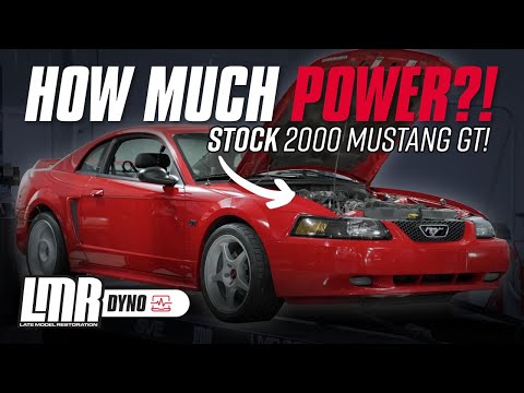 Nathan's Stock 2000 Mustang GT W/ 4R70W Transmission Hits The Dyno!