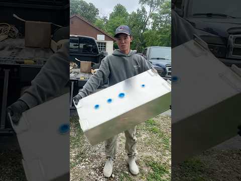 Installing fuel tanks on my boat #bodkinpointseafood #fvsoutherngirl #crabber #DIY #boat #fishing