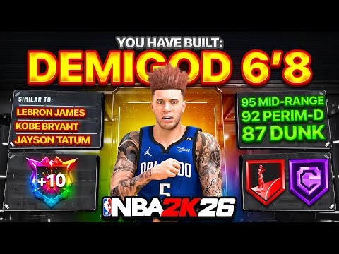 THE TRUE BEST 6'8 BUILD IN NBA 2K26..