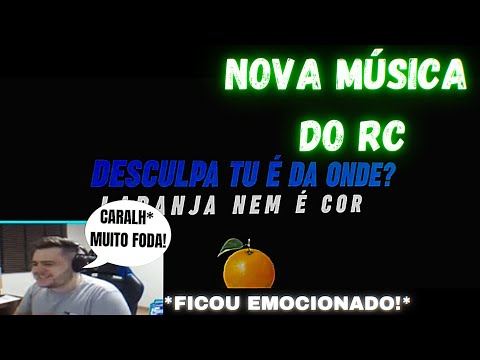 RC FICA EMOCIONADO REAGINDO SUA NOVA MÚSICA!! - "NO ESTILO RC"!!
