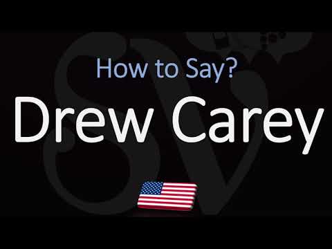 How to Pronounce Drew Carey? (CORRECTLY)