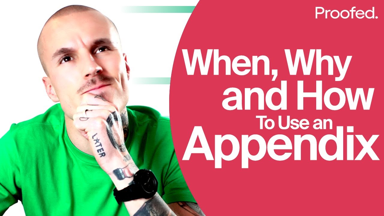 How To Use An Appendix in Your Essay | Proofed