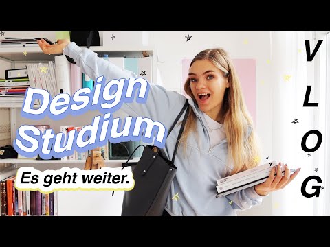 DESIGN STUDIUM Uni Vorbereitung 5.Semester - Weekly Vlog #16 // I’mJette