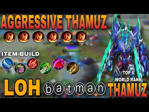 Aggressive Thamuz Gameplay! Best item build 2020! Thamuz Gameplay By ⓑⓐⓣⓜⓐⓝ ~ Mobile legends