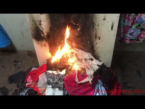 Leni's Dress Burn Part 2