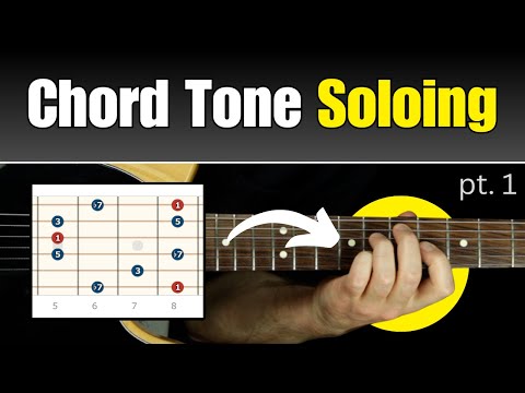 Chord Tone Soloing Jazz Guitar Workout (Part 1: Exercises 1-4 on the jazz standard "Solar")