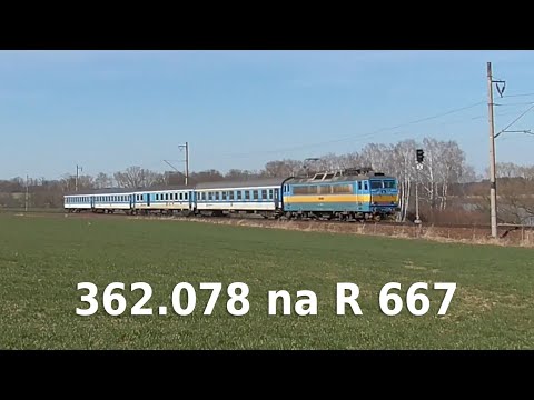 ČD 362.078 - R 667 „Rožmberk“ - Kardašova Řečice - 30.3.2021