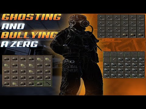 GHOSTING AND BULLYING A ZERG FIRST MINUTE OFF THE WIPE - RUST