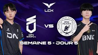 DNS vs BFX, UN BAIN DE SANG (LCK 2026)